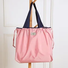 Large Waterproof Nylon Foldable Shopping Tote Bag-13
