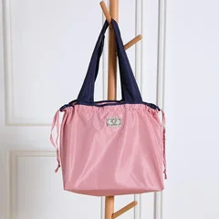 Large Waterproof Nylon Foldable Shopping Tote Bag-19
